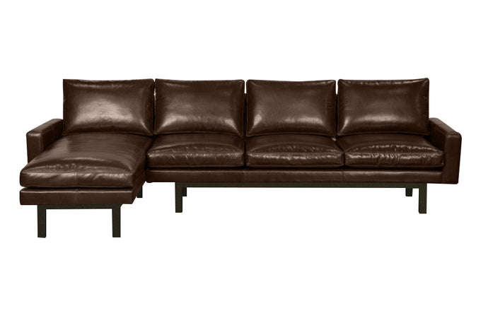 Stamford Left Sectional, Leather