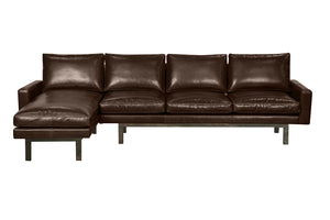 Stamford Left Sectional, Leather