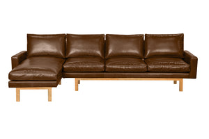 Stamford Left Sectional, Leather