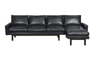 Stamford Right Sectional, Leather