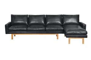 Stamford Right Sectional, Leather