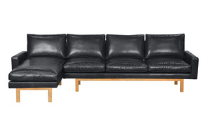 Stamford Left Sectional, Leather