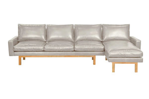 Stamford Right Sectional, Leather
