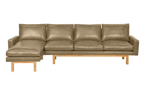 Stamford Left Sectional, Leather