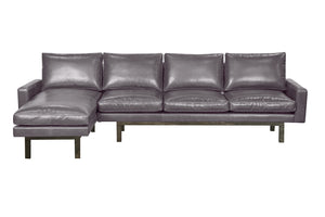 Stamford Left Sectional, Leather