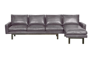 Stamford Right Sectional, Leather