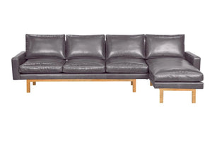 Stamford Right Sectional, Leather